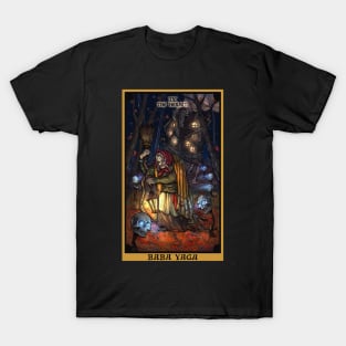 Baba Yaga The Hermit Tarot Card T-Shirt